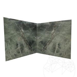 Teos Green Polished Marble Slab 2 cm