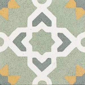 Oriental Terrazzo KR-09 Green 20 x 20 x 1.8 cm