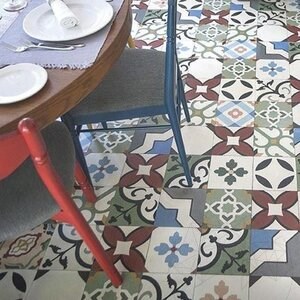 Oriental Terrazzo KR-09 Mix Pattern 20 x 20 x 1.8 cm