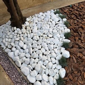 Thassos Marble Pebbles 3-6 cm KG