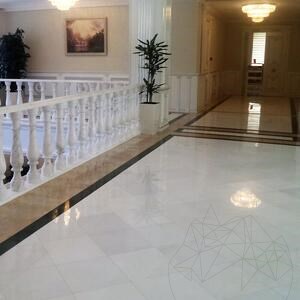 Thassos Polished Marble cut-to-size slabs, 2 cm