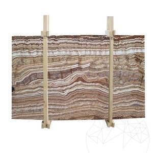 Tiger Onyx Polished Marble Slab 2 cm
