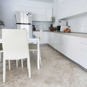 Classic PREMIUM Cross Cut Honed Travertine, 61 x 61 x 1.2 cm