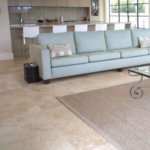 Classic PREMIUM Cross Cut Polished Travertine 61 x 61 x 1.2 cm
