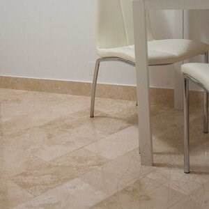 Classic PREMIUM Cross Cut Honed Travertine, 40.6 x 20.3 x 1.2 cm