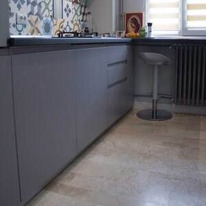 Classic Cross Cut PREMIUM Honed Travertine Plank Set 1.2 cm