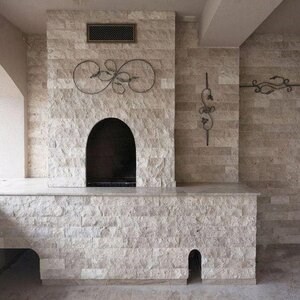 Classic Splitface Travertine, 10 cm x FL x 2.2 cm