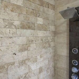 Classic Splitface Travertine, 10 cm x FL x 2.2 cm
