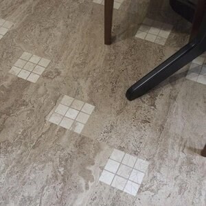 Latte PREMIUM Polished Travertine, 61 x 30.5 x 1.2 cm