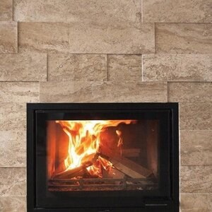 Latte PREMIUM Polished Travertine, 61 x 30.5 x 1.2 cm