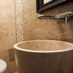 Latte PREMIUM Honed Travertine, 30.5 x 30.5 x 1.2 cm