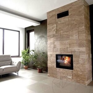 Latte PREMIUM Polished Travertine, 61 x 30.5 x 1.2 cm