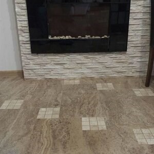 Latte PREMIUM Polished Travertine, 61 x 30.5 x 1.2 cm