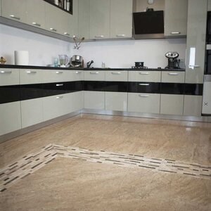 Latte PREMIUM Travertine, 61 x 61 x 1.2 cm