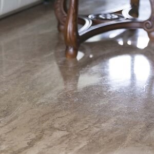Latte PREMIUM Cross Cut Polished Travertine 122 x 61 x 1.2 cm