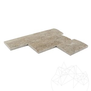 Latte PREMIUM Splitface Travertine, 10 cm x FL x 1.3 cm
