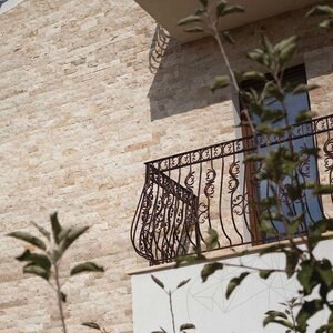 Multicolored Splitface Travertine, 7.5 cm x FL x 2.2 cm