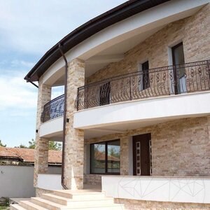 Multicolored Splitface Travertine, 7.5 cm x FL x 2.2 cm