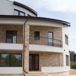 Multicolored Splitface Travertine, 7.5 cm x FL x 2.2 cm