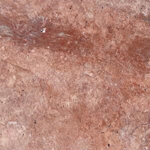 Red Opium Cross Cut Brushed Travertine French Pattern Set 1.2 cm