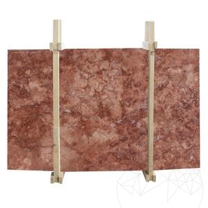 Opium Red Travertine Slab Filled & Honed, 2 cm