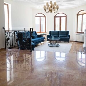 Peach Cross Cut Polished Travertine 61 x 30.5 x 1.2 cm