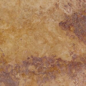 Peach Cross Cut Polished Travertine 61 x 30.5 x 1.2 cm