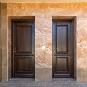 Peach Cross Cut Polished Travertine 61 x 30.5 x 1.2 cm