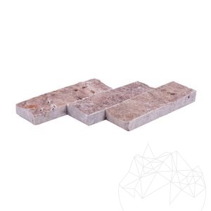 Red Opium Travertine Splitface 5 cm x FL x 2cm Special Order Product