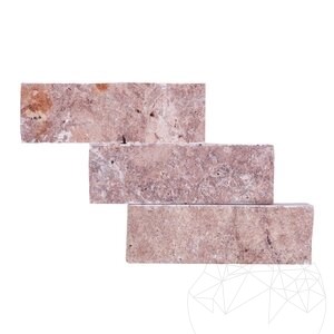 Red Opium Travertine Splitface 5 cm x FL x 2cm Special Order Product