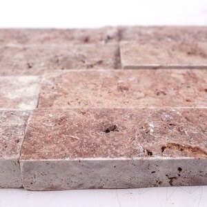 Red Opium Travertine Splitface 5 cm x FL x 2cm Special Order Product