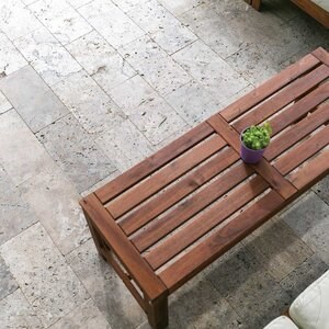 Travertin Silver Cross Cut Antichizat 40.6 x 20.3 x 1.2cm - Lichidare Stoc