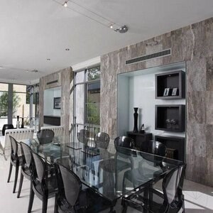 Silver Cross Cut Honed Travertine, 61 x 30.5 x 1.2 cm