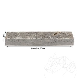 Silver Splitface Travertine, 5 cm x FL x 2cm