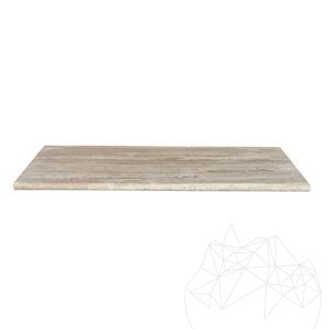 Striato Travertine Tumbled & 1 Lenght Bullnose, 122 x 40.6 x 3 cm