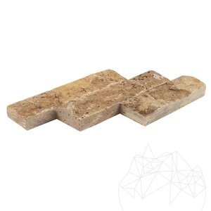 Yellow Splitface Travertine, 5 cm x FL x 2.1 cm