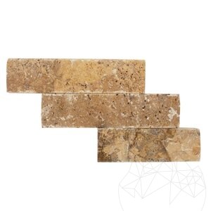 Yellow Splitface Travertine, 5 cm x FL x 2.1 cm