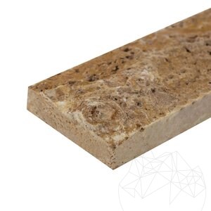 Yellow Splitface Travertine, 7.62 cm x FL x 2.1 cm