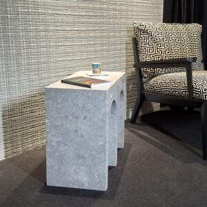 Tundra Grey Marble Archy Coffee Table 