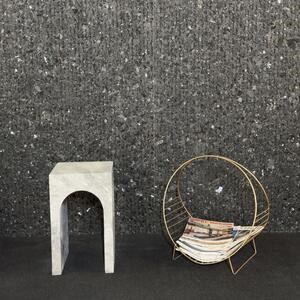 Tundra Grey Marble Archy Side Table 