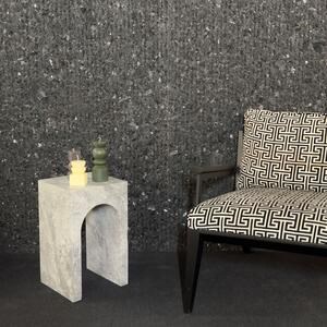 Tundra Grey Marble Archy Side Table 