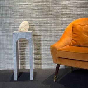 Tundra Grey Marble Archy Small Console