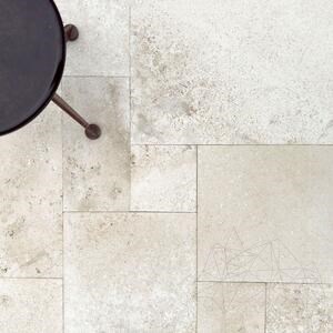 Valencia Cross Cut Tumbled Travertine French Pattern Set 1.2 cm