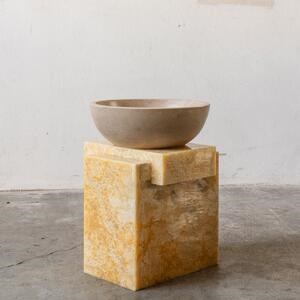 Orange Onyx Quadra Table