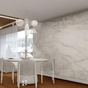 Volakas Brown Polisata Marble Slab, 2 cm