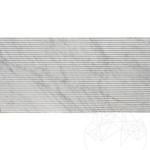 Fluted Marble Volakas Edge, 2 cm