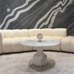 Volakas Marble Moon Coffee Table
