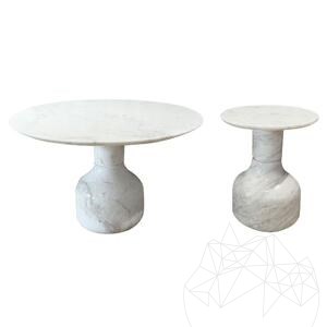 Volakas Marble Moon Coffee Table