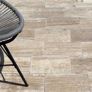 Wave Cut Tumbled Travertine 15.25 x 30.5 x 3 cm