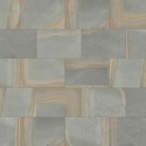 Sinterized Stone Hardscape Monviso Yorkstone, 90 X 60 X 2 cm, R11 - Non-Slip for outdoor use
